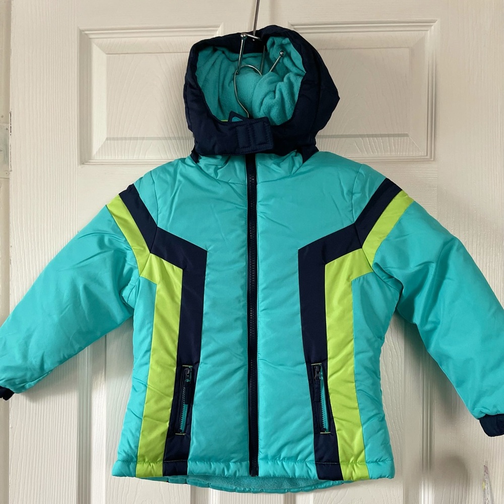 Mint Girl Puffer Hooded Winter Jacket Size M (5/6)